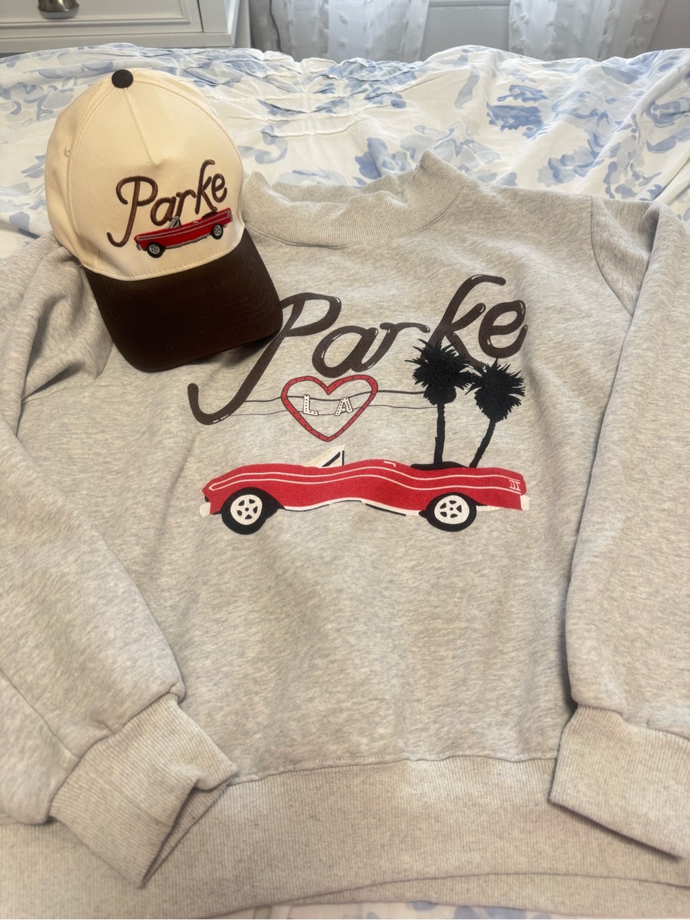 Parke Logo Graphic Sweatshirt - Light Gray - Picture 3 of 3